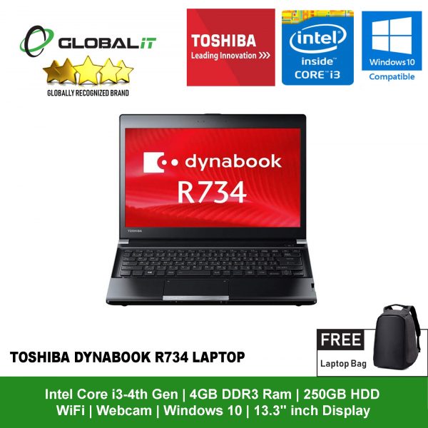 TOSHIBA dynabook R734 Core i3 8GB 新品HDD2TB 無線LAN Windows10