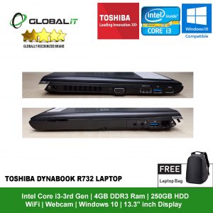 Toshiba DynaBook R732 i3-3rd 13.3 (Refurbished) - Global Group