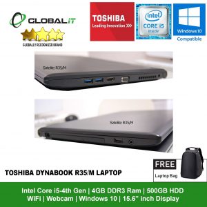 Toshiba Dynabook R35 Laptop Intel Core i5-4th Gen 15.6